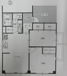 ハイツ渚の物件間取画像